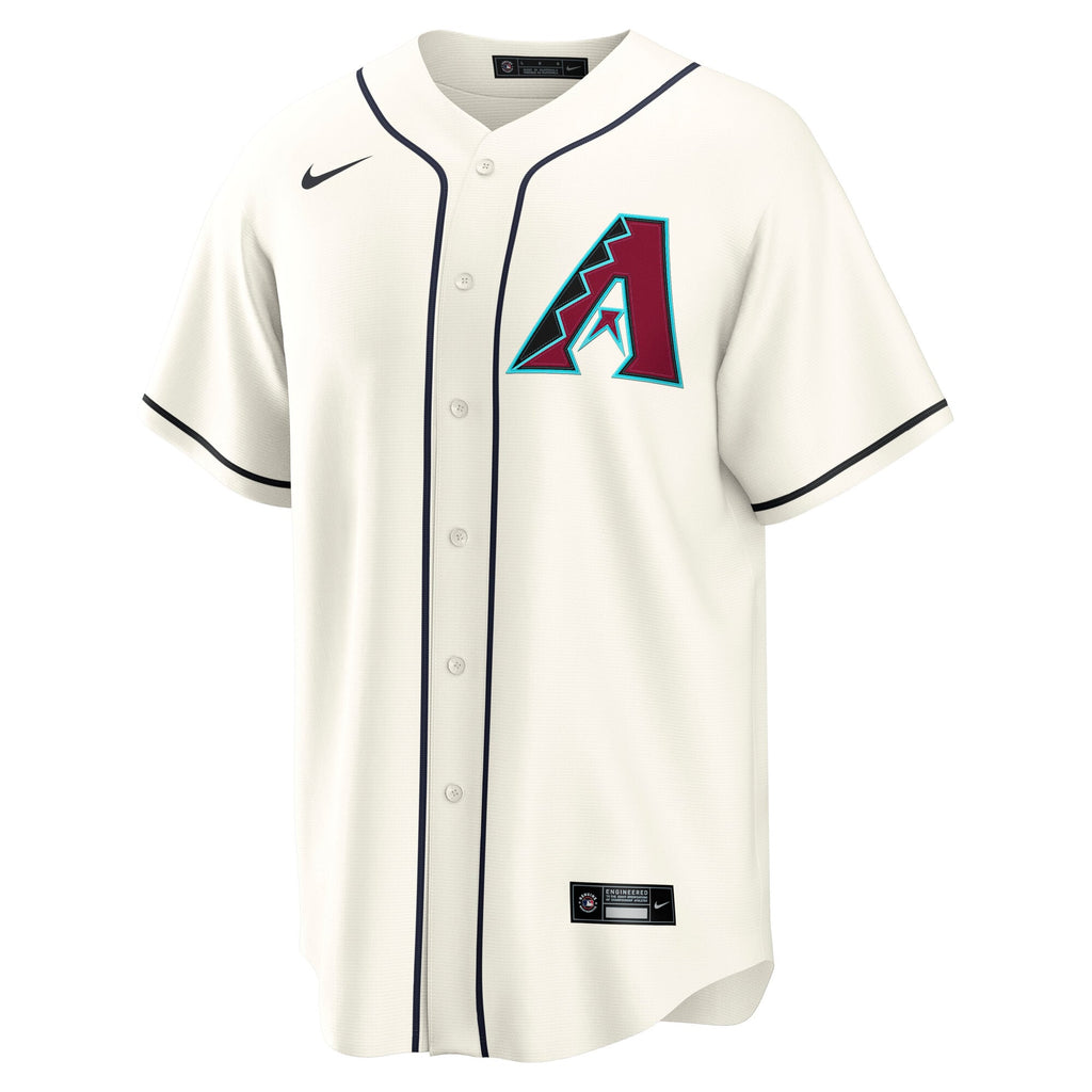 Men's Arizona Diamondbacks Ketel Marte Nike Cream Home Replica Jersey - 3