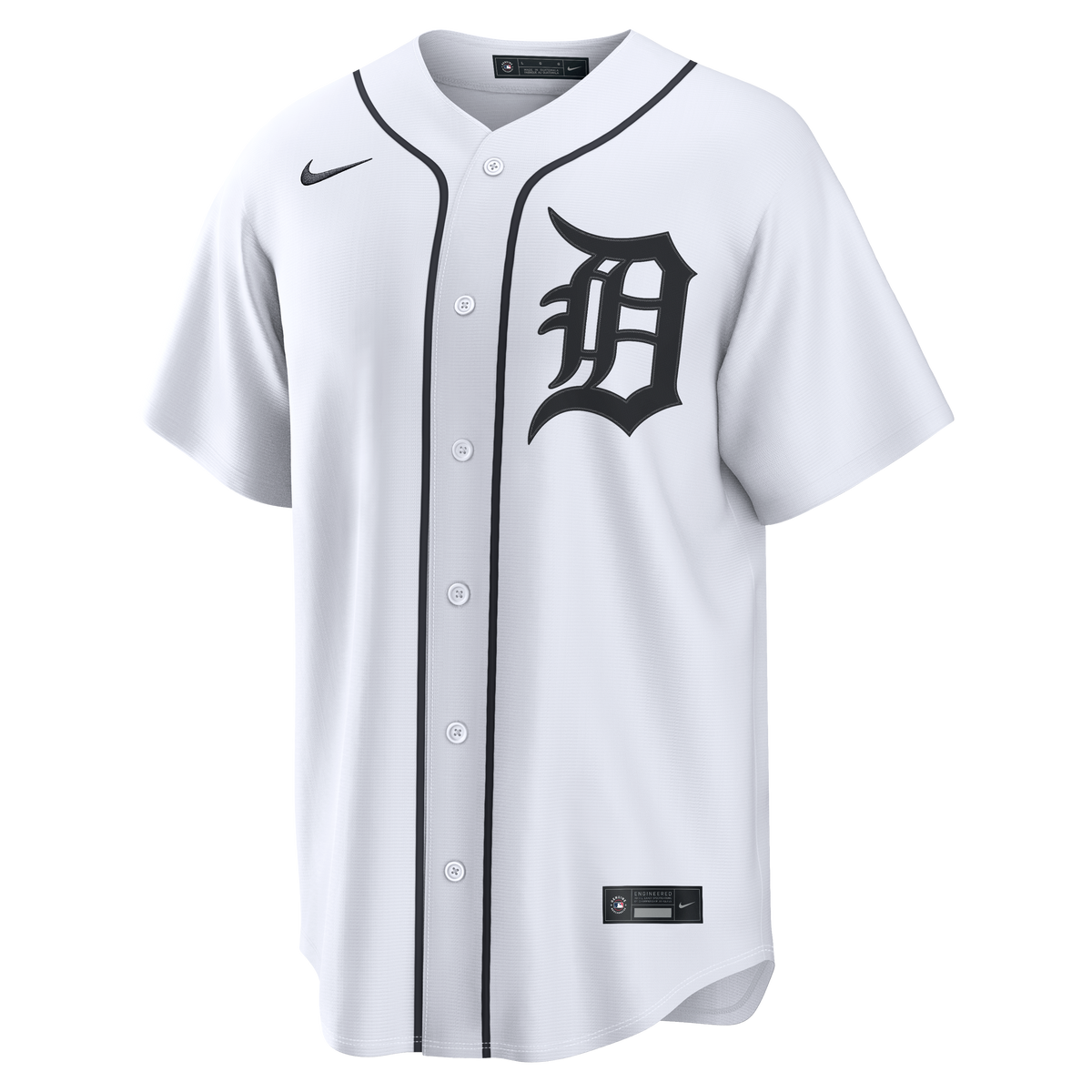 Men's Detroit Tigers Kevin McGonigle Nike White Home Replica Jersey - 5