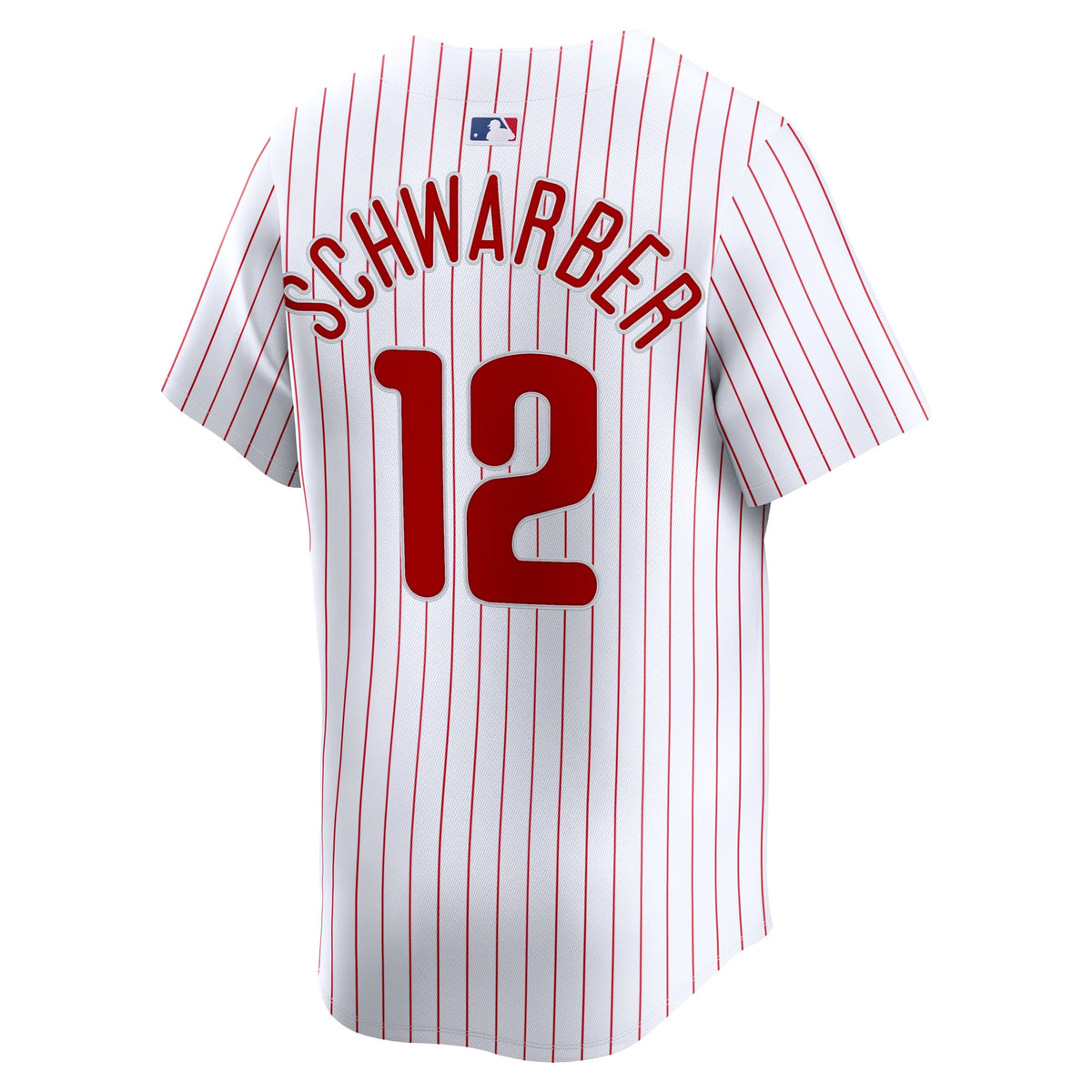 Men's Philadelphia Phillies Kyle Schwarber Nike White Home Limited Player Jersey - 4