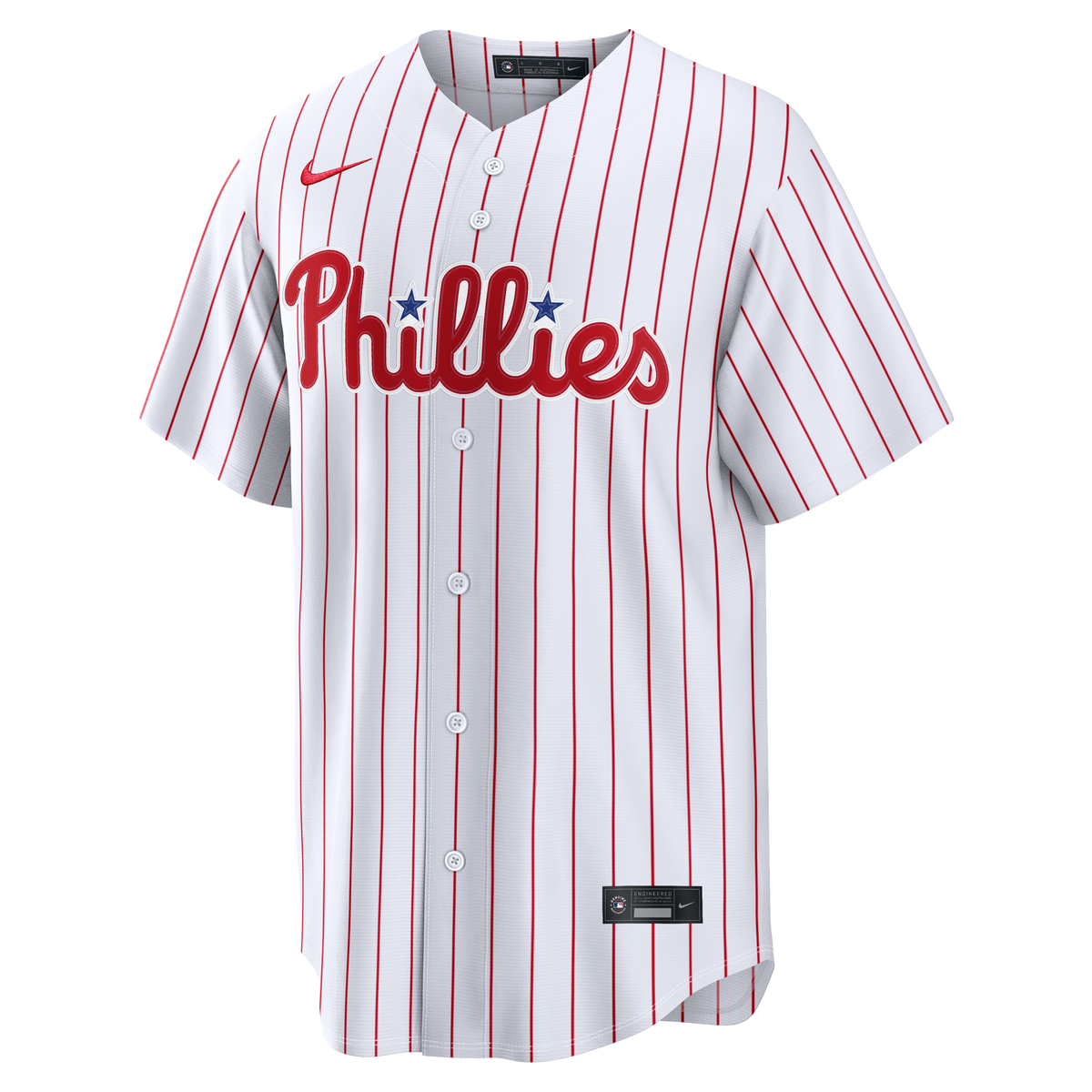 Men's Philadelphia Phillies Kyle Schwarber Nike White Home Replica Jersey - 3