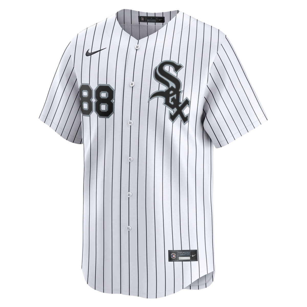 Men's Chicago White Sox Luis Robert Jr. Nike White Home Limited Player Jersey - 3