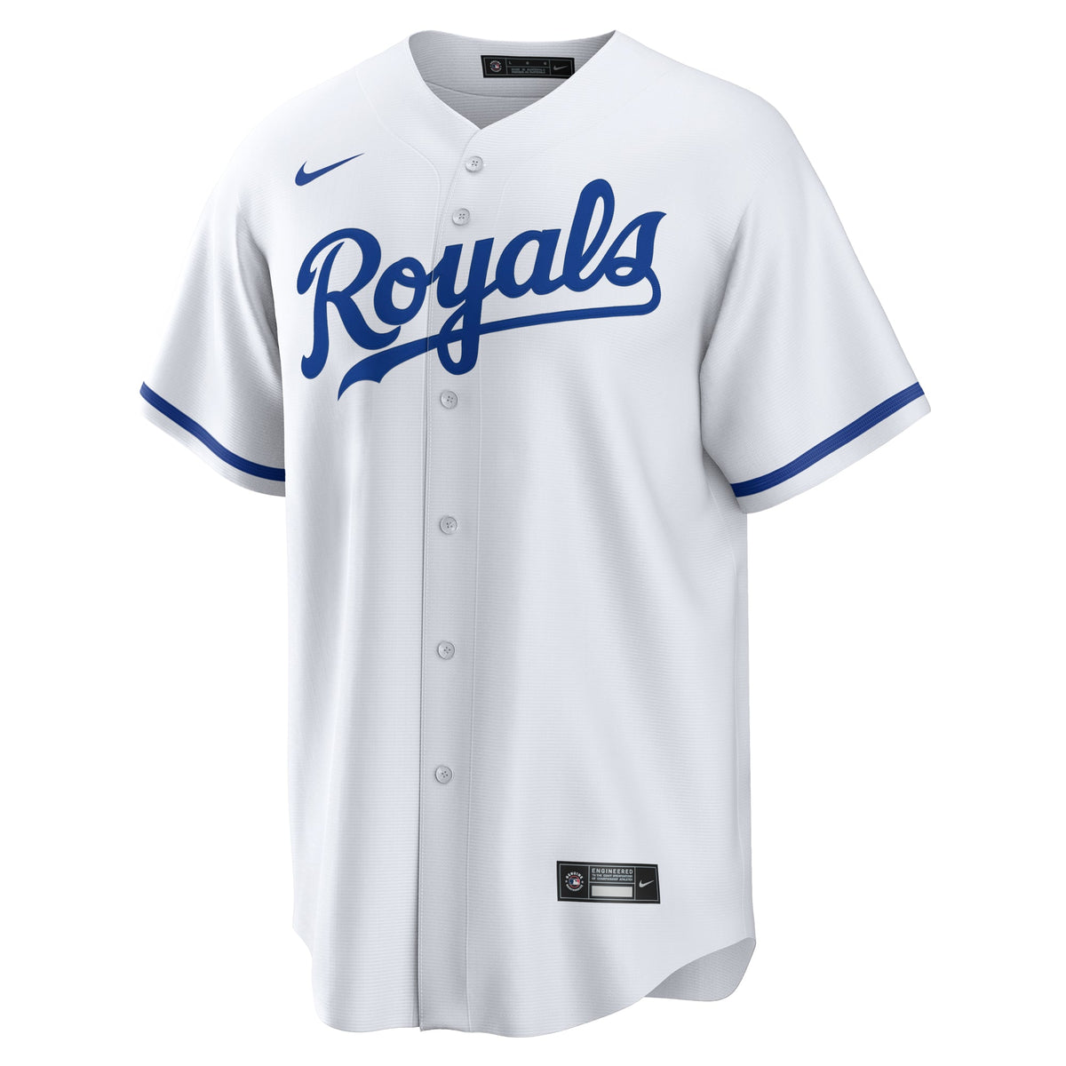 Men's Kansas City Royals Maikel Garcia Nike White Home Replica Jersey - 3