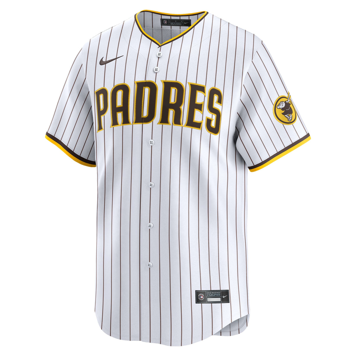 Men's San Diego Padres Mason Miller Nike White Home Limited Player Jersey - 3