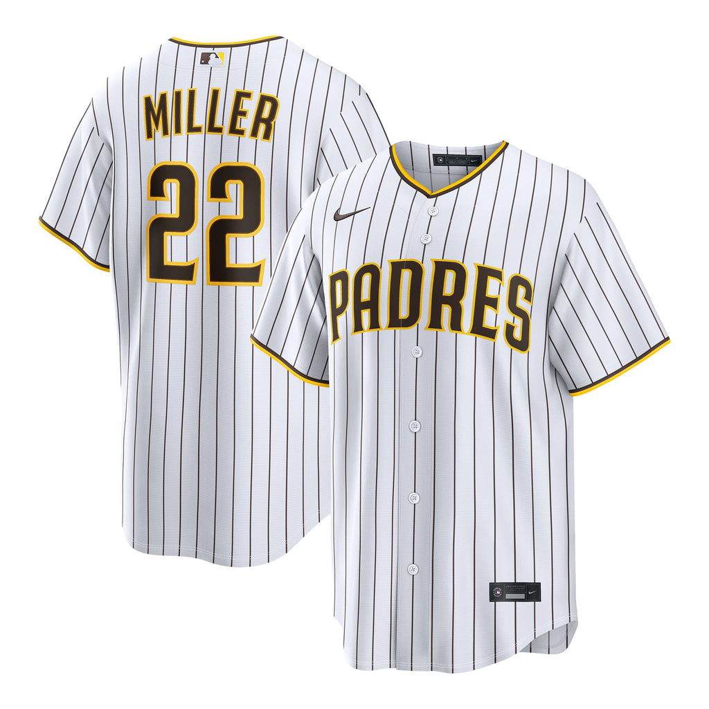 Men's San Diego Padres Mason Miller Nike White Home Replica Jersey