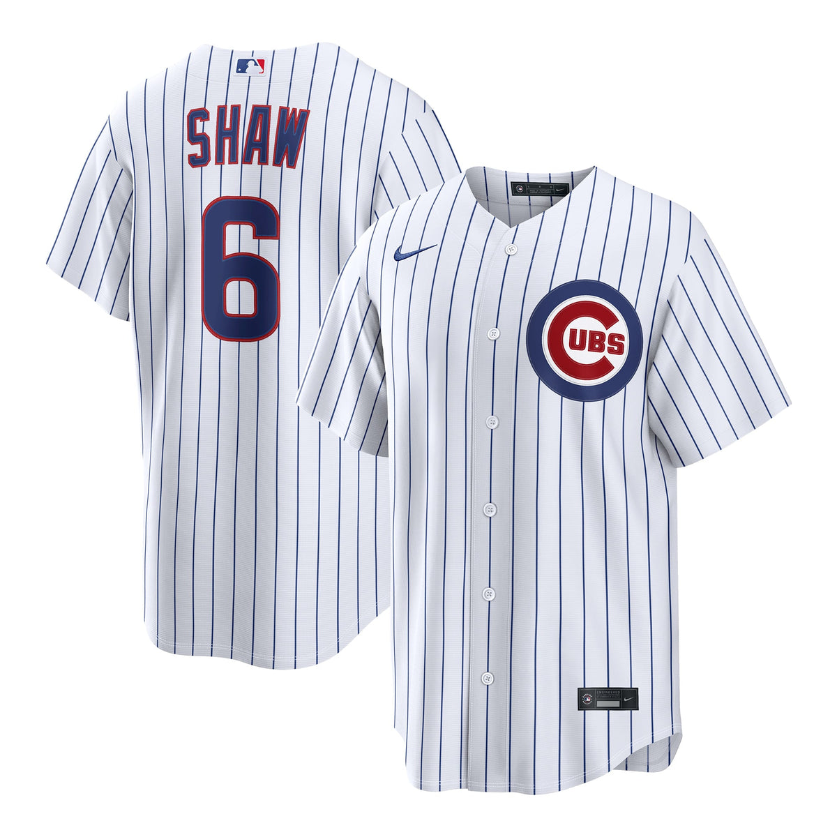 Men's Chicago Cubs Matt Shaw Nike White Home Replica Jersey - 2