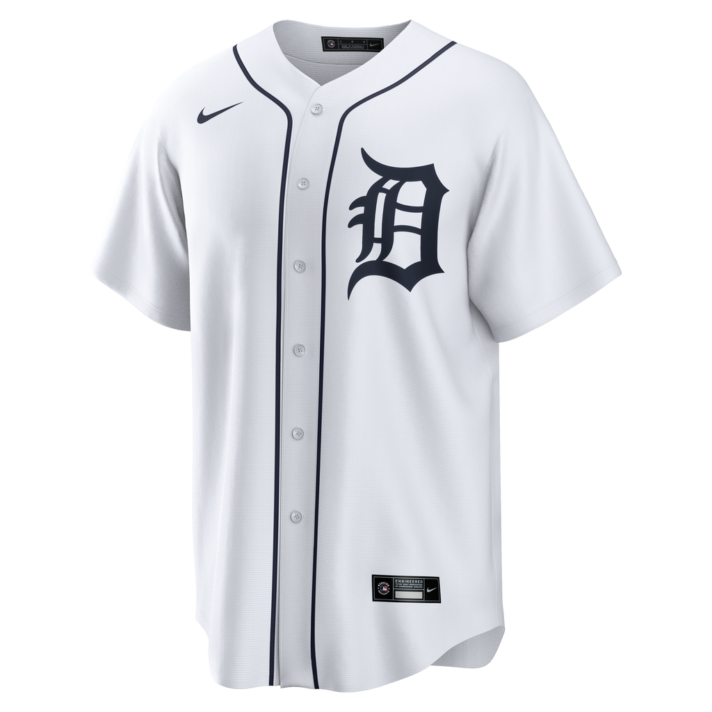Men's Detroit Tigers Miguel Cabrera Nike White Home Retired Player Replica Jersey - 3