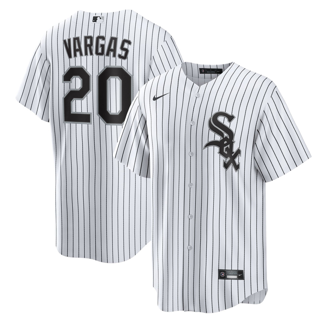 Men's Chicago White Sox Miguel Vargas Nike White Home Replica Jersey - 2