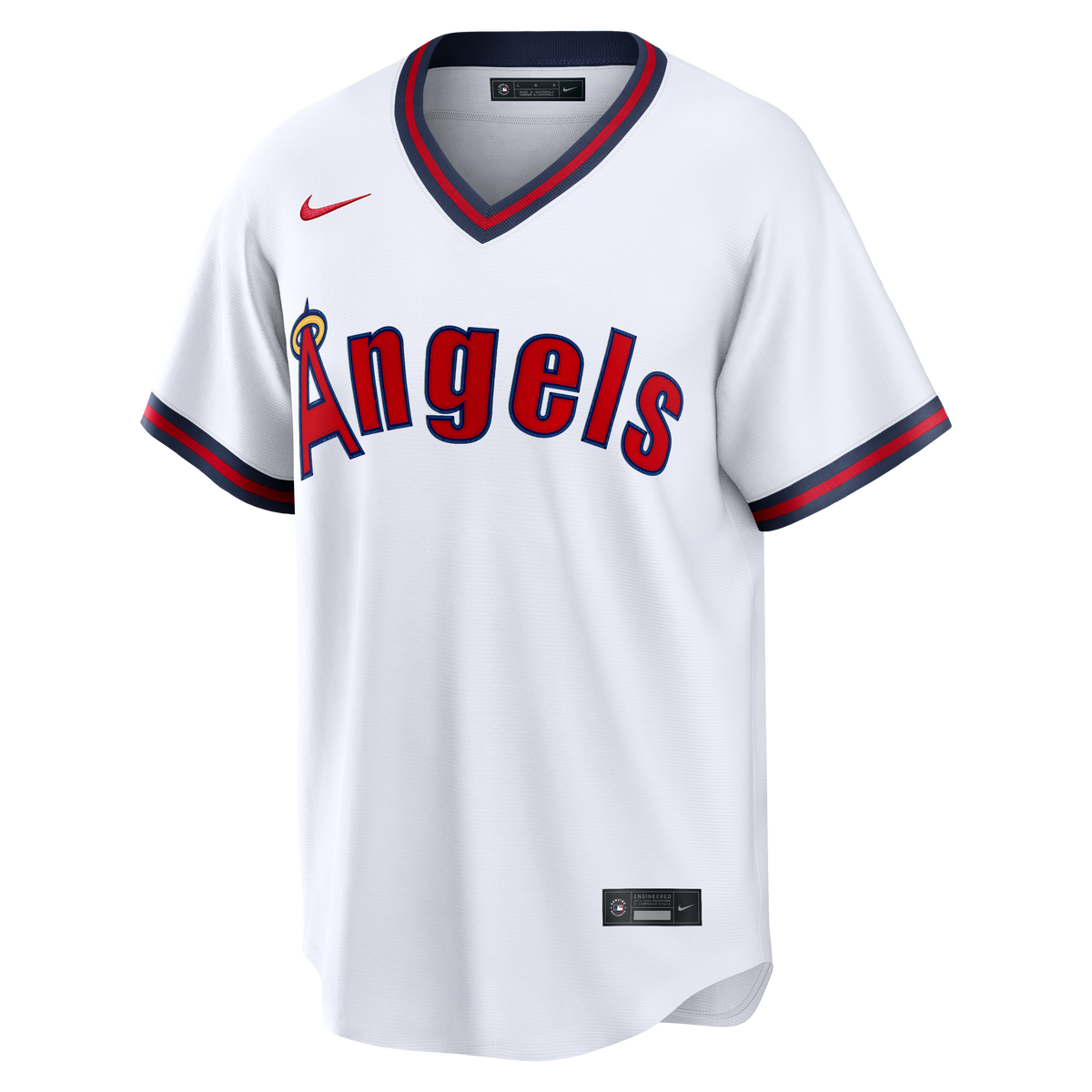 Men's Los Angeles Angels Mike Trout Nike White Alternate Replica Jersey - 3