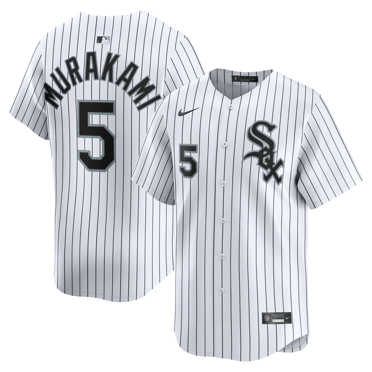Men's Chicago White Sox Munetaka Murakami Nike White Home Limited Jersey