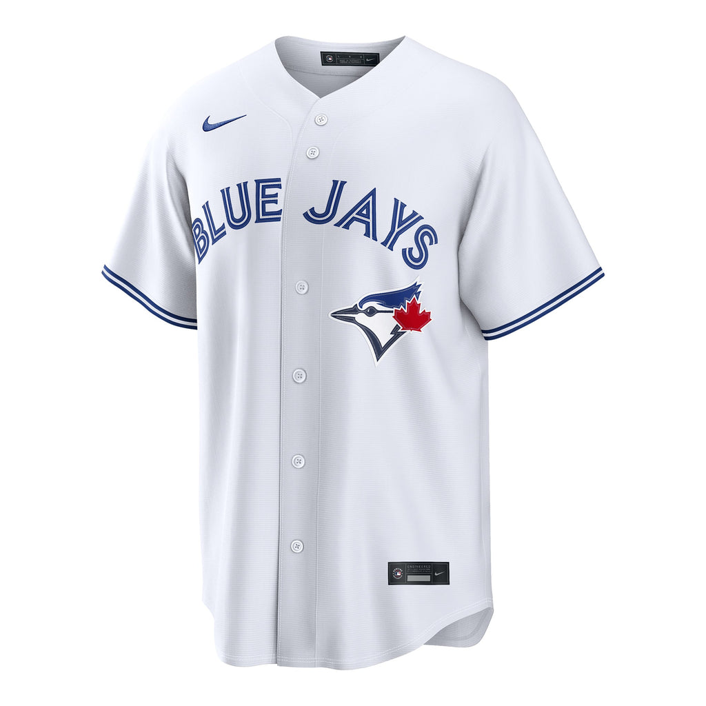 Men's Toronto Blue Jays Nathan Lukes Nike White Home Replica Jersey - 3