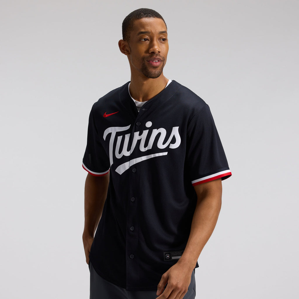 Men's Minnesota Twins Nike Navy Alternate Replica Jersey - 2