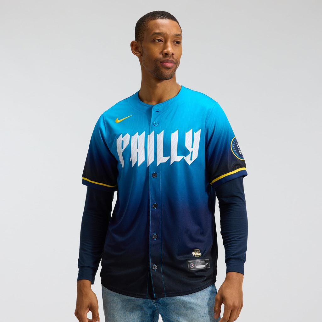 Men's Philadelphia Phillies Nike Navy City Connect Limited Jersey - 2