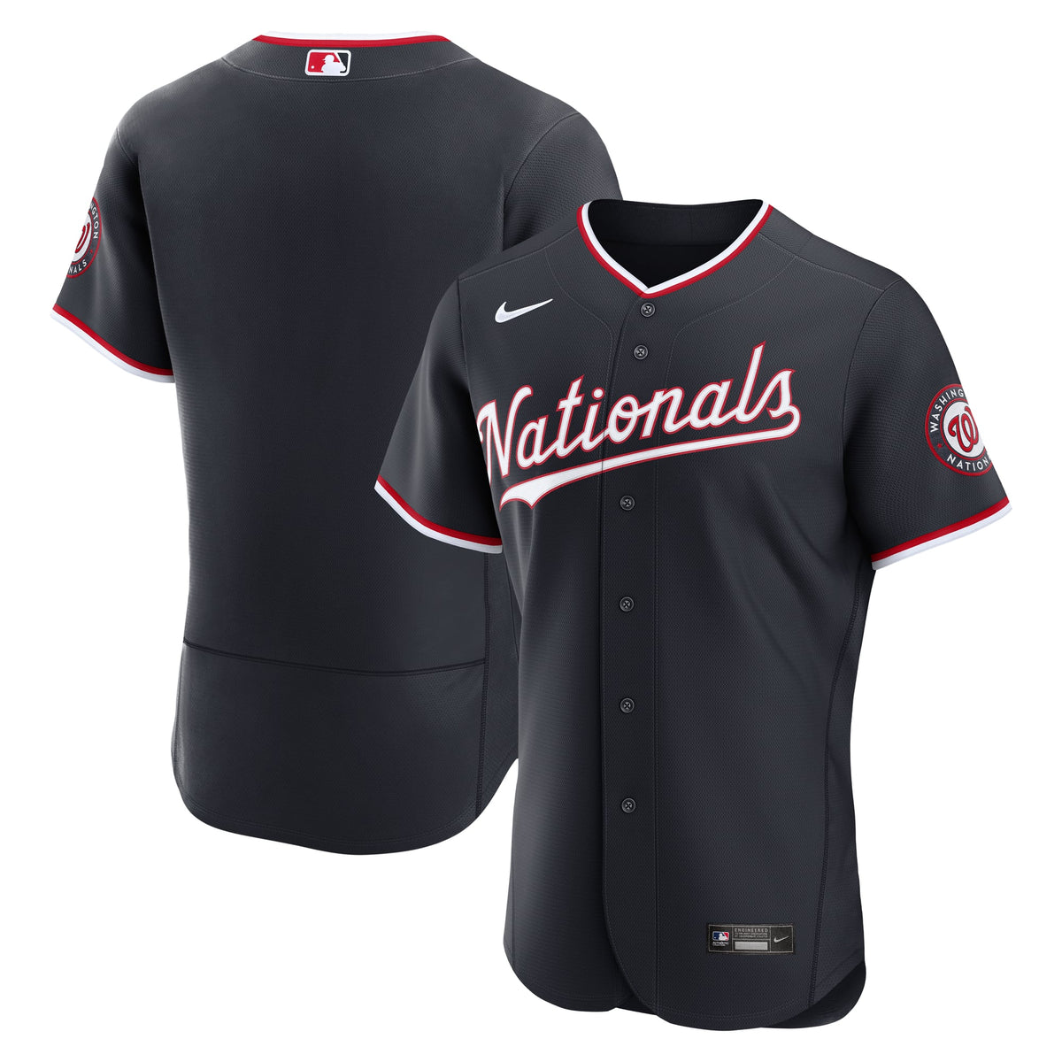 Men's Washington Nationals Nike Navy Alternate Authentic Jersey