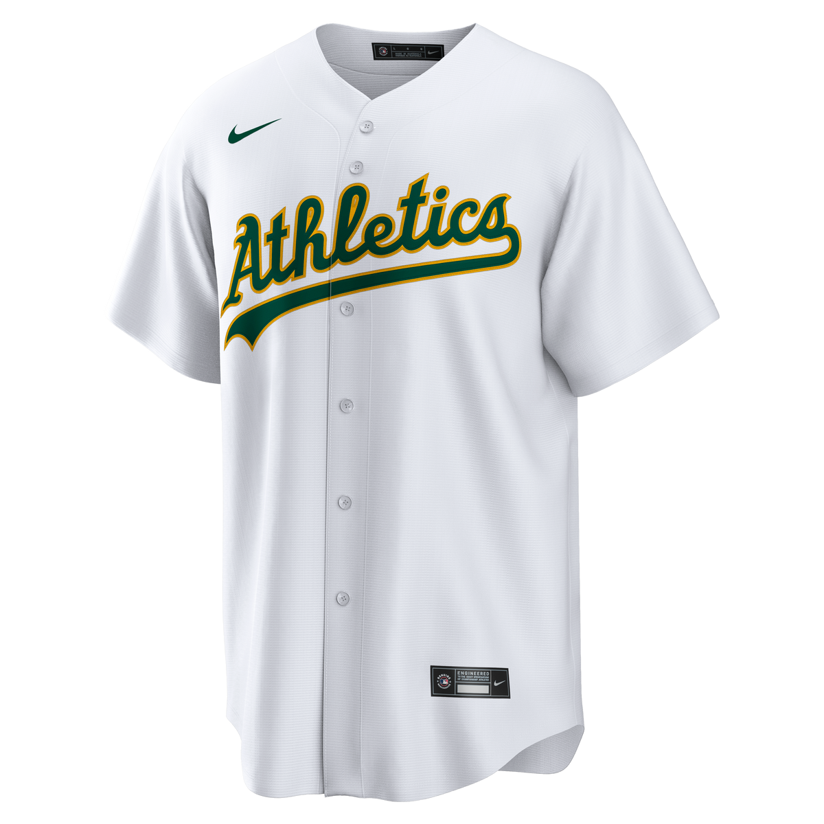 Men's Athletics Nick Kurtz Nike White Home Replica Player Jersey - 3