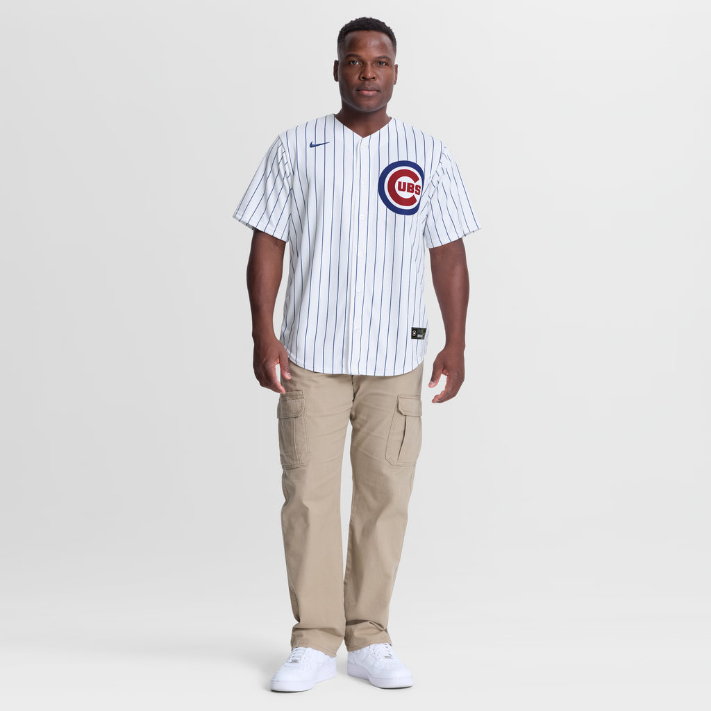 Men's Chicago Cubs Nico Hoerner Nike White Home Replica Jersey - 5