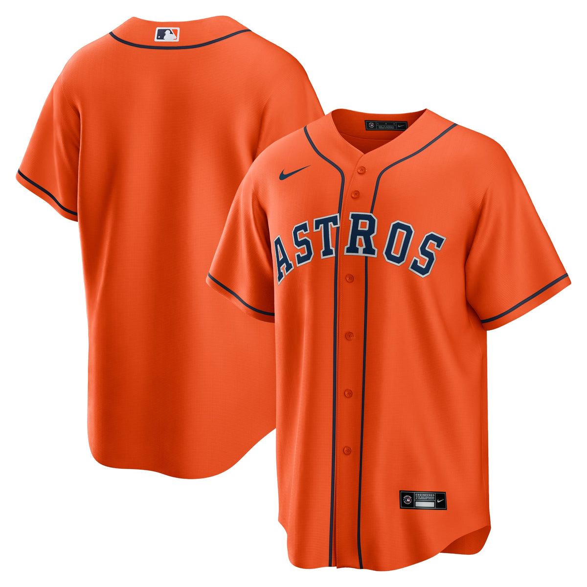 Men's Houston Astros Nike Orange Alternate Replica Team Jersey