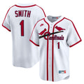 Men's St. Louis Cardinals Ozzie Smith Nike White Throwback Cooperstown Collection Limited Jersey