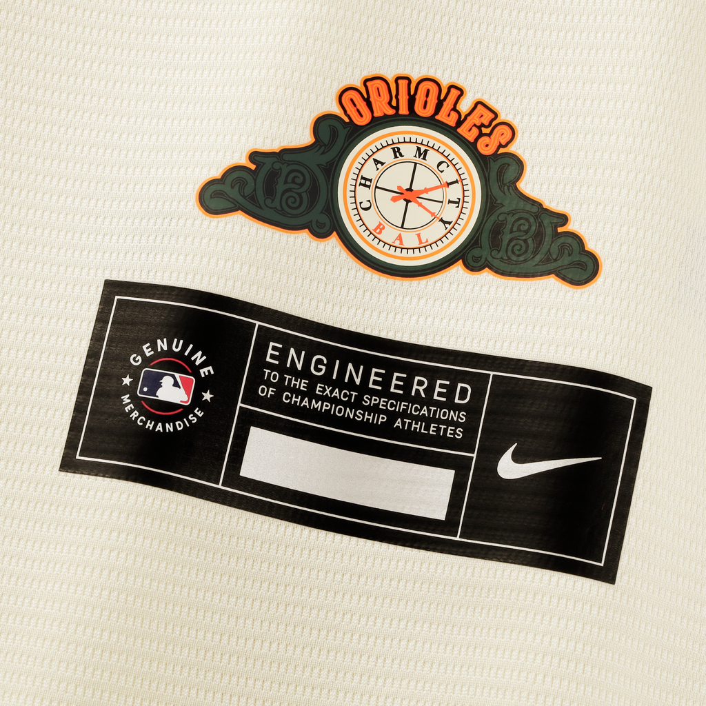 Men's Baltimore Orioles Pete Alonso Nike Cream 2026 City Connect Stadium Jersey - 8