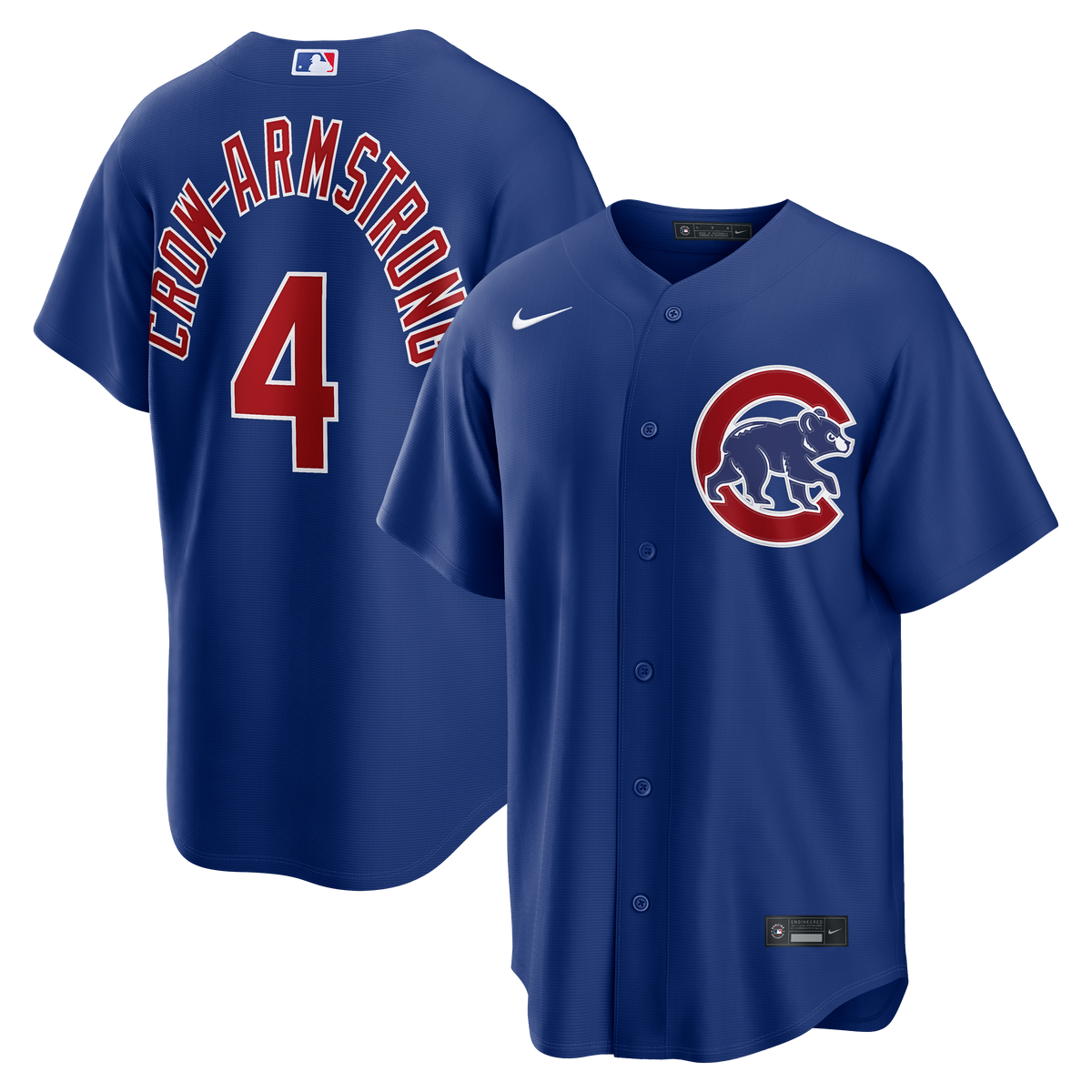 Men's Chicago Cubs Pete Crow-Armstrong Nike Royal Alternate Replica Jersey - 2