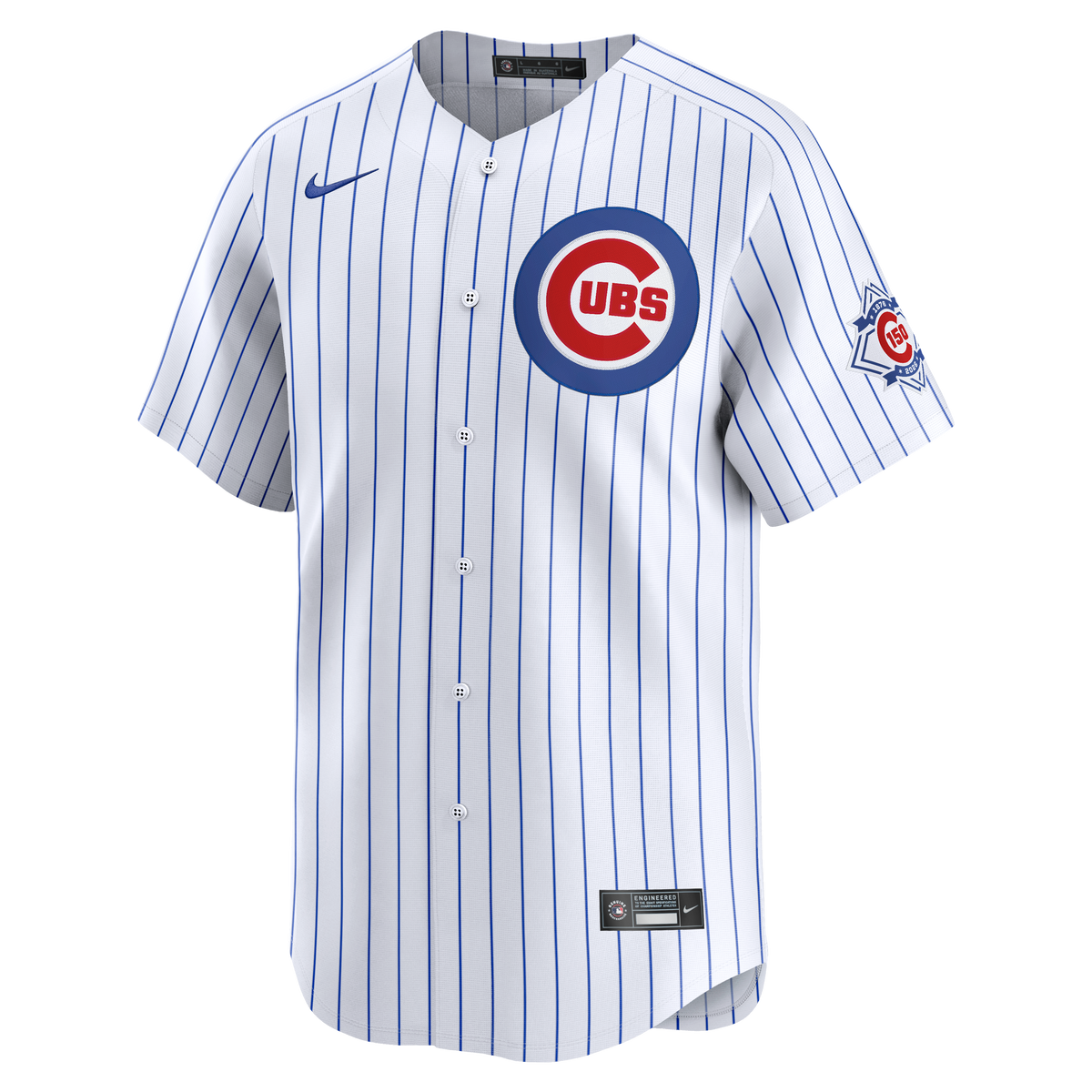 Men's Chicago Cubs Pete Crow-Armstrong Nike White 150th Anniversary Limited Jersey - 3