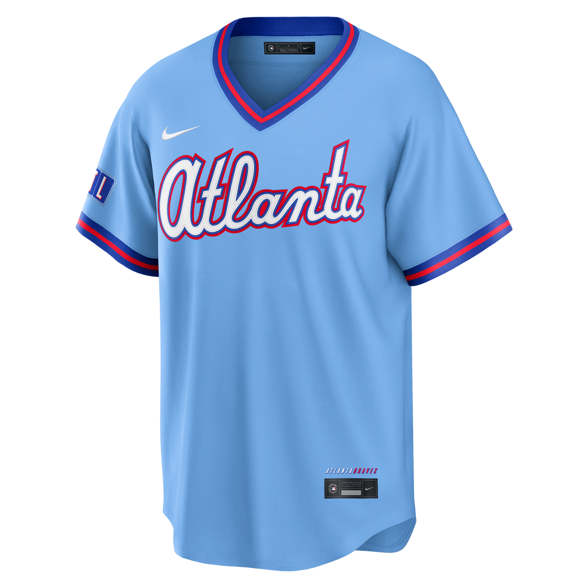 Men's Atlanta Braves Nike Powder Blue 2026 City Connect Stadium Jersey - 3