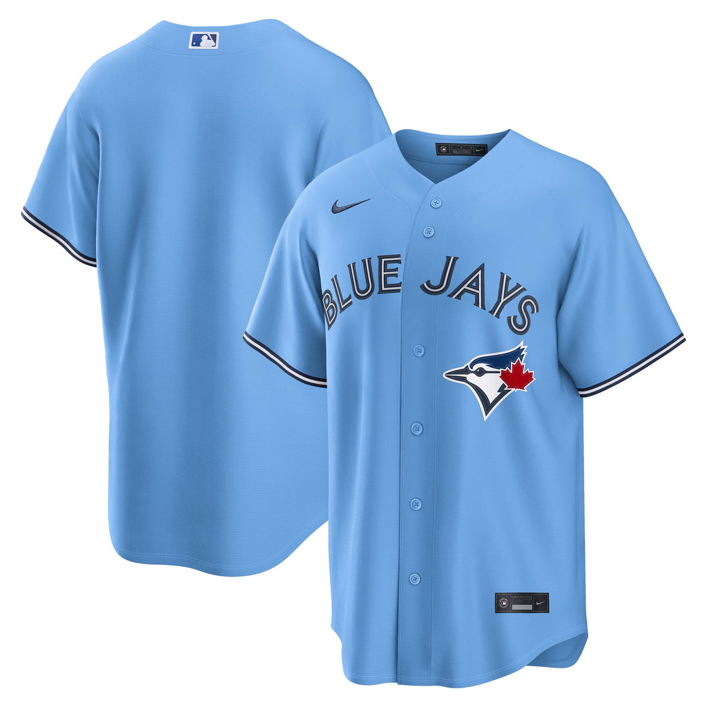 Men's Toronto Blue Jays Nike Powder Blue Alternate Replica Jersey - 2
