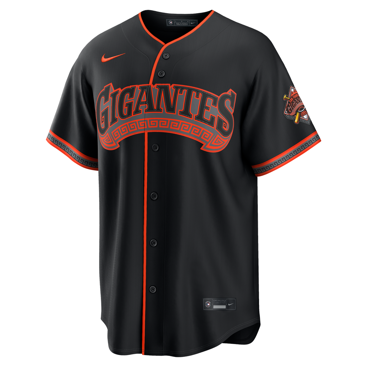 Men's San Francisco Giants Rafael Devers Nike Black Alternate Stadium Jersey - 3