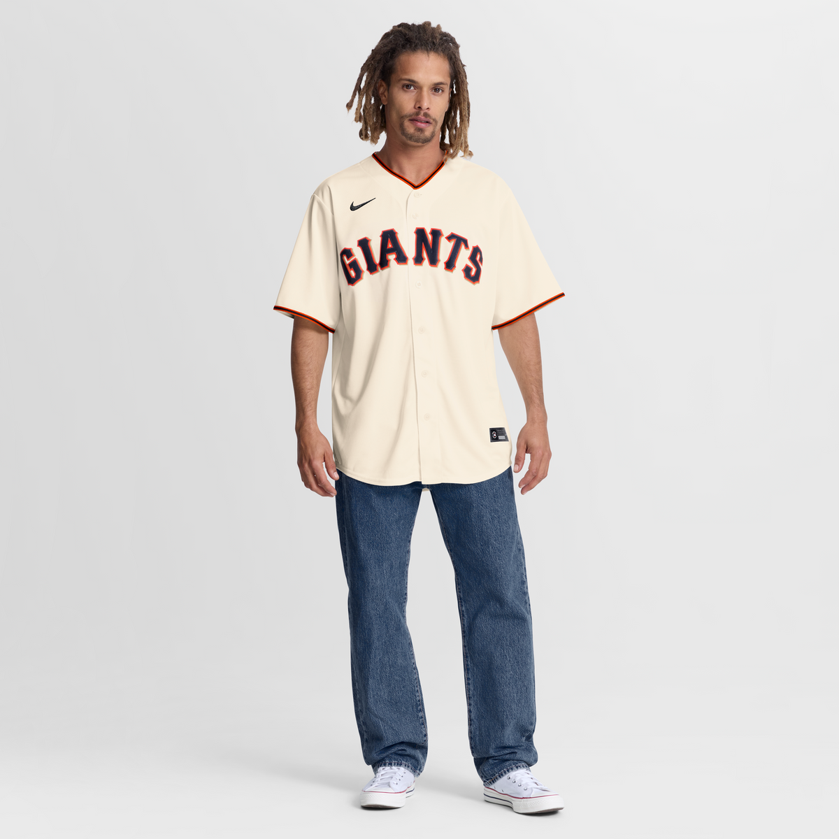 Men's San Francisco Giants Rafael Devers Nike Cream Home Replica Jersey - 5