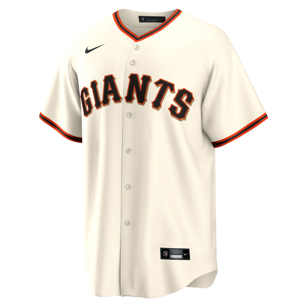 Men's San Francisco Giants Rafael Devers Nike White Home Replica Player Jersey - 3