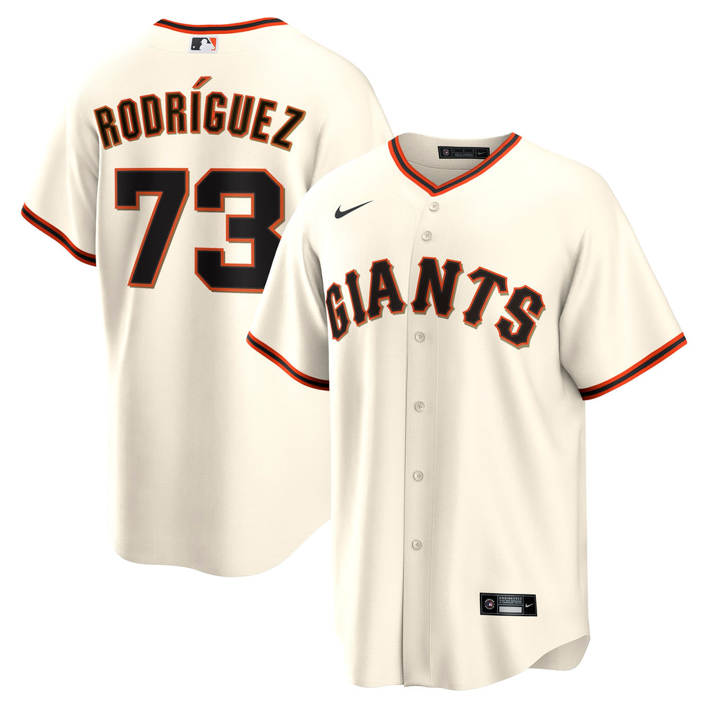 Men's San Francisco Giants Randy Rodríguez Nike Cream Home Replica Jersey