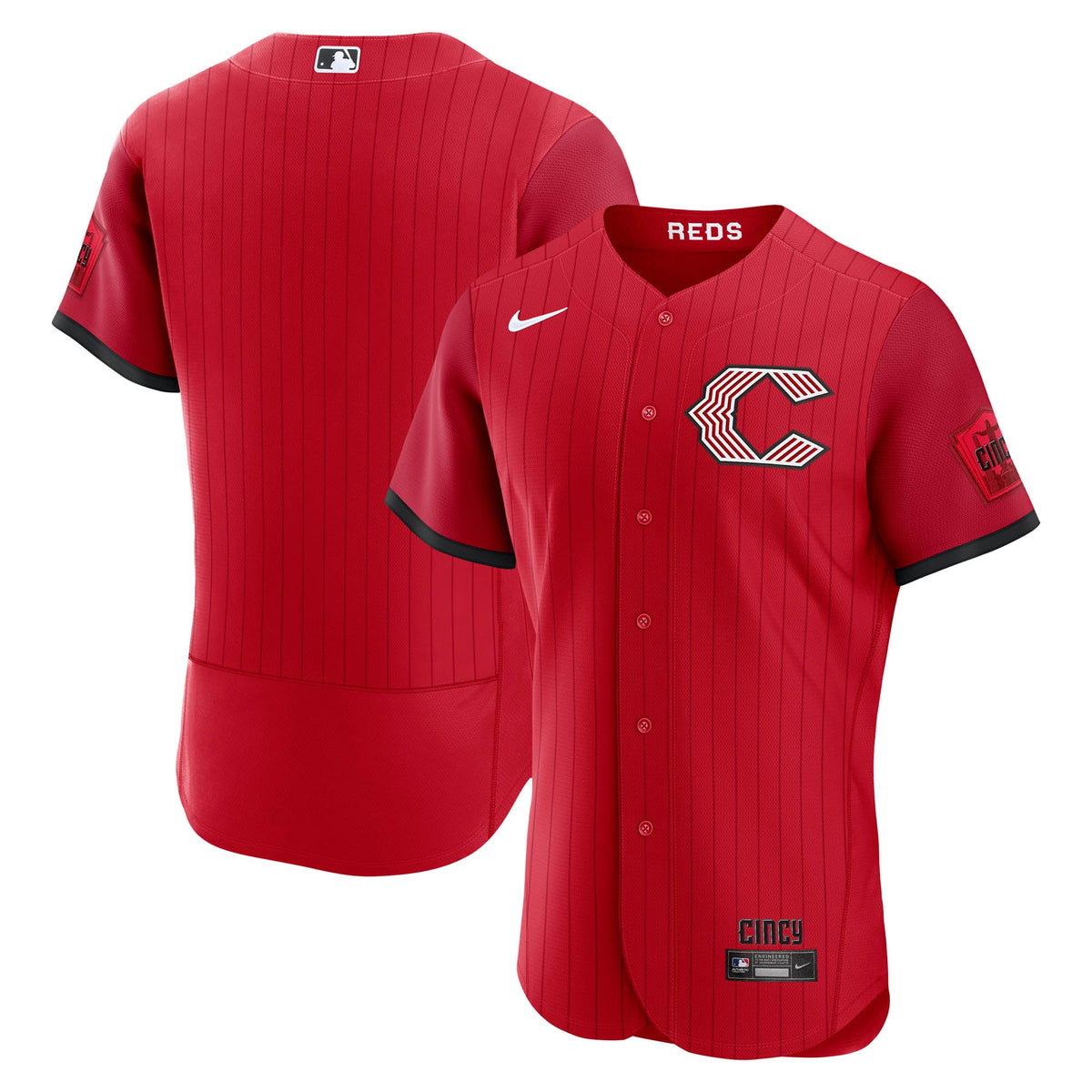 Men's Cincinnati Reds Nike Red 2026 City Connect Authentic Jersey - 2