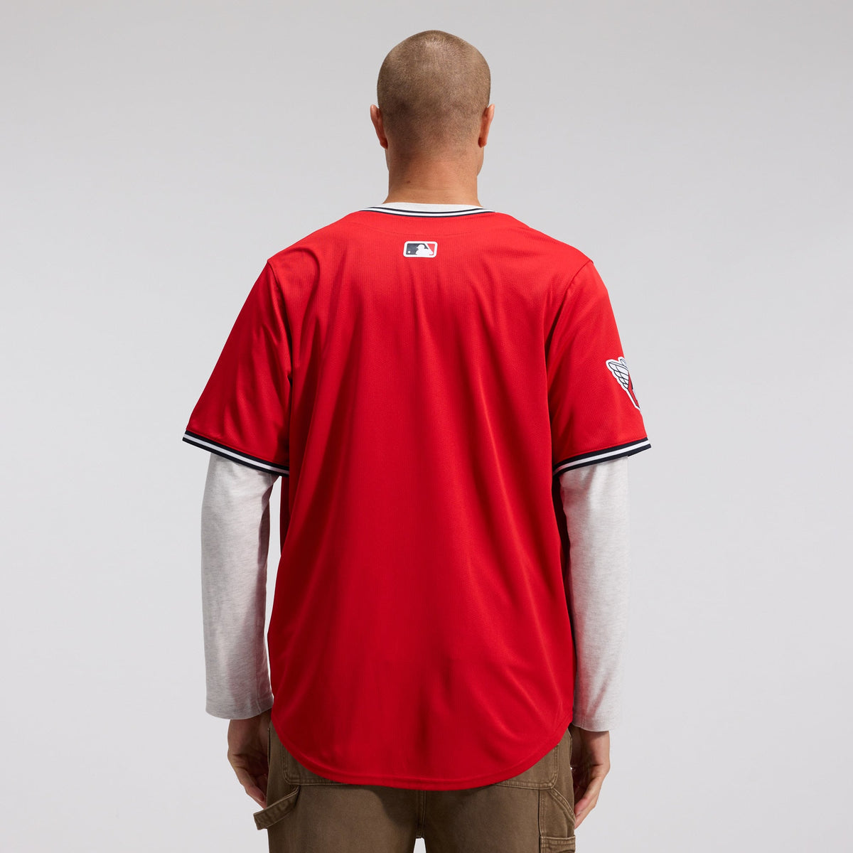 Men's Cleveland Guardians Nike Red Alternate Limited Jersey - 3