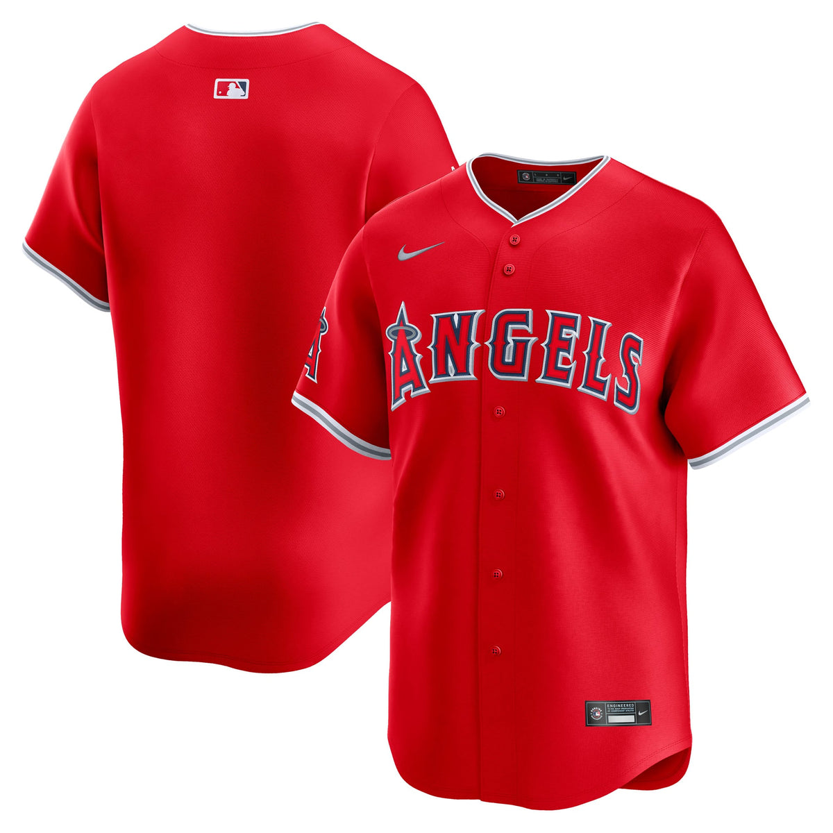 Men's Los Angeles Angels Nike Red Alternate Limited Jersey