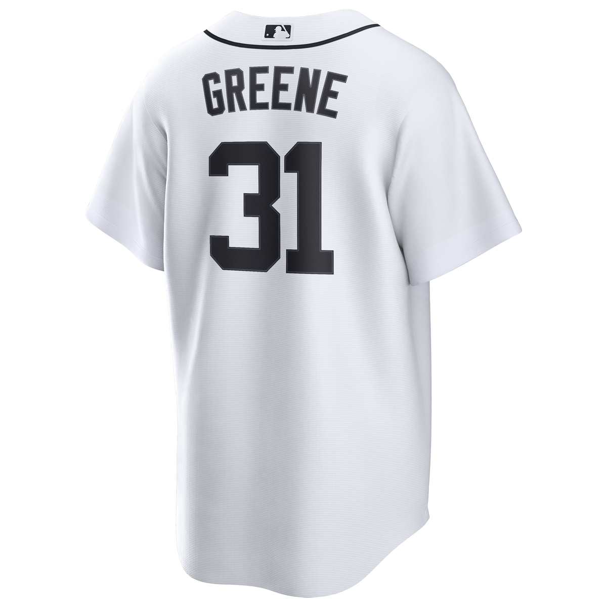Men's Detroit Tigers Riley Greene Nike White Home Replica Jersey - 4