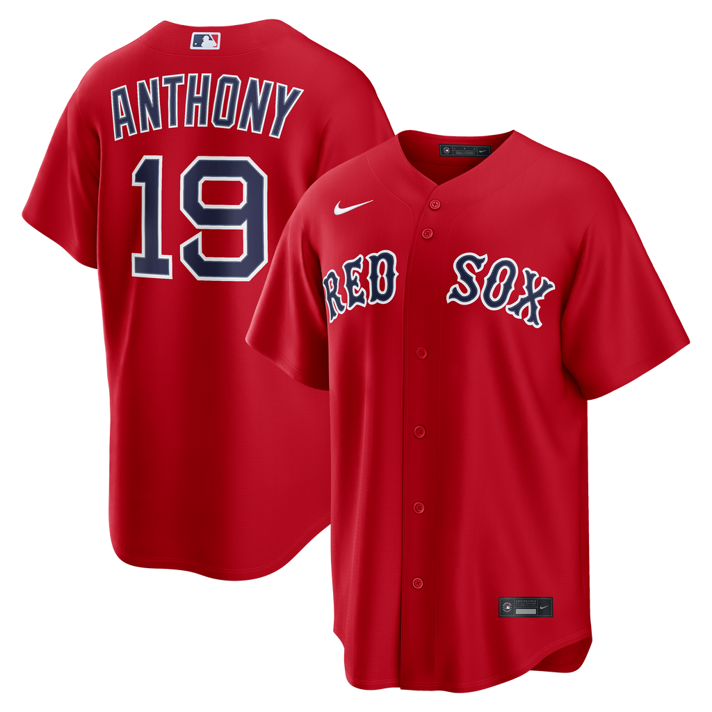 Men's Boston Red Sox Roman Anthony Nike Red Alternate Replica Jersey