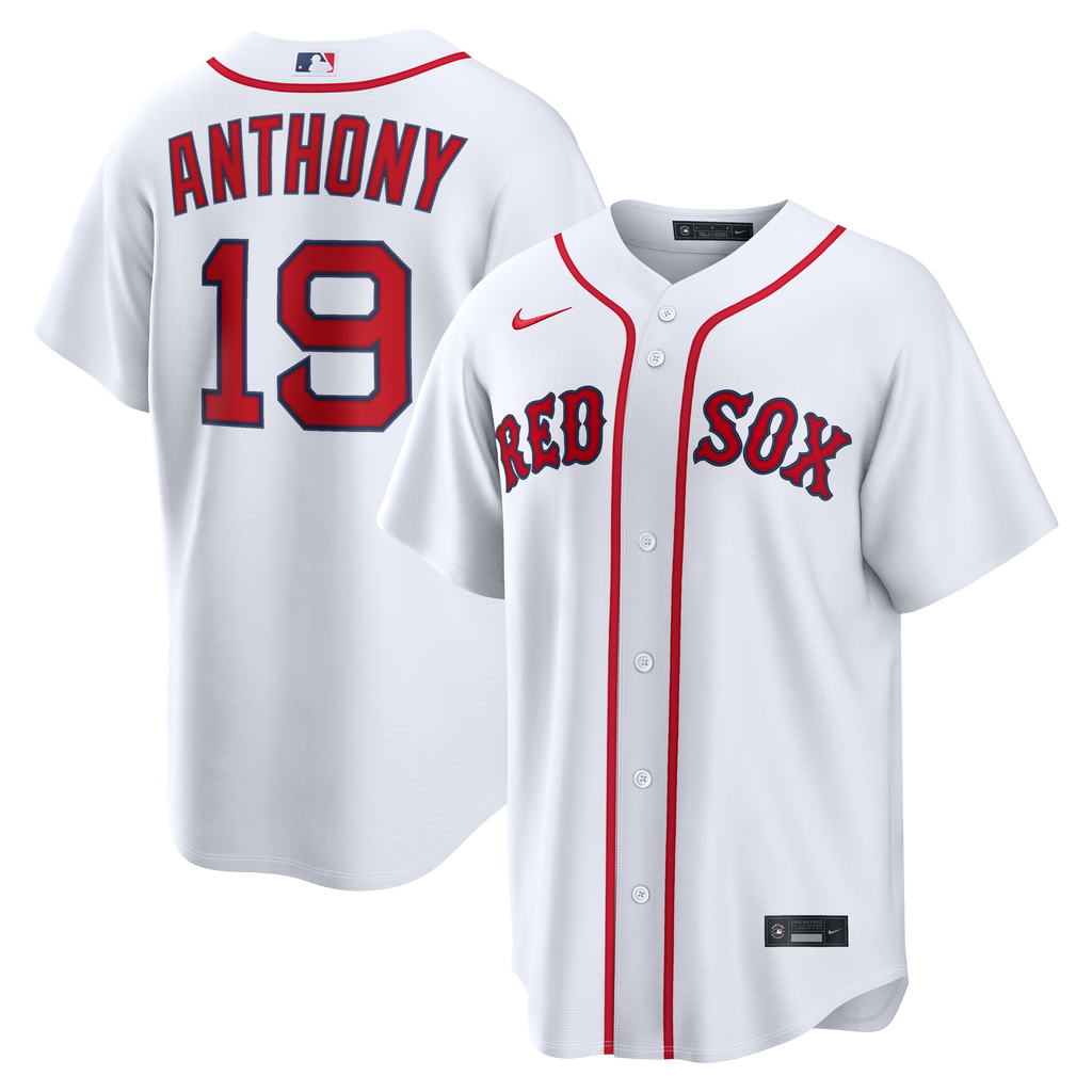 Men's Boston Red Sox Roman Anthony Nike White Home Replica Jersey - 2