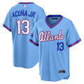 Men's Atlanta Braves Ronald Acuña Jr. Nike Powder Blue 2026 City Connect Stadium Jersey