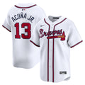 Men's Atlanta Braves Ronald Acuña Jr. Nike White Home Limited Player Jersey