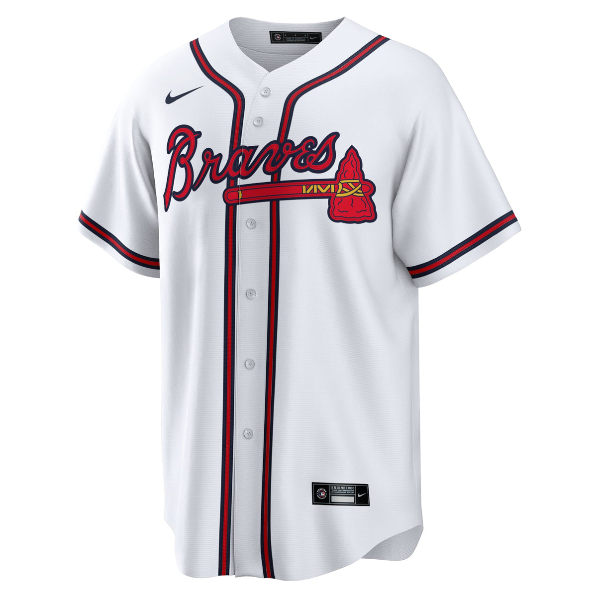 Men's Atlanta Braves Ronald Acuna Jr. Nike White Home Replica Player Name Jersey - 3