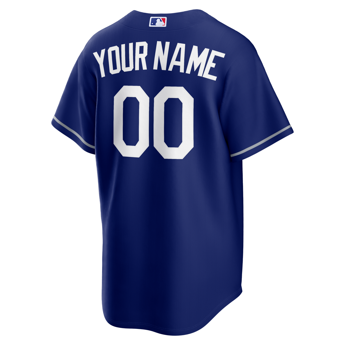 Men's Los Angeles Dodgers Nike Royal Alternate Replica Custom Jersey - 4