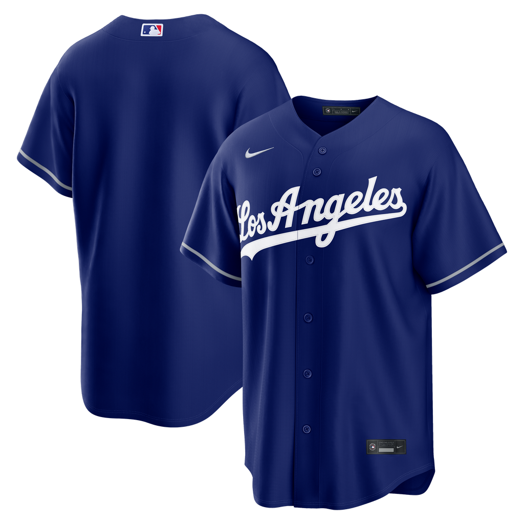 Men's Los Angeles Dodgers Nike Royal Alternate Replica Jersey - 2