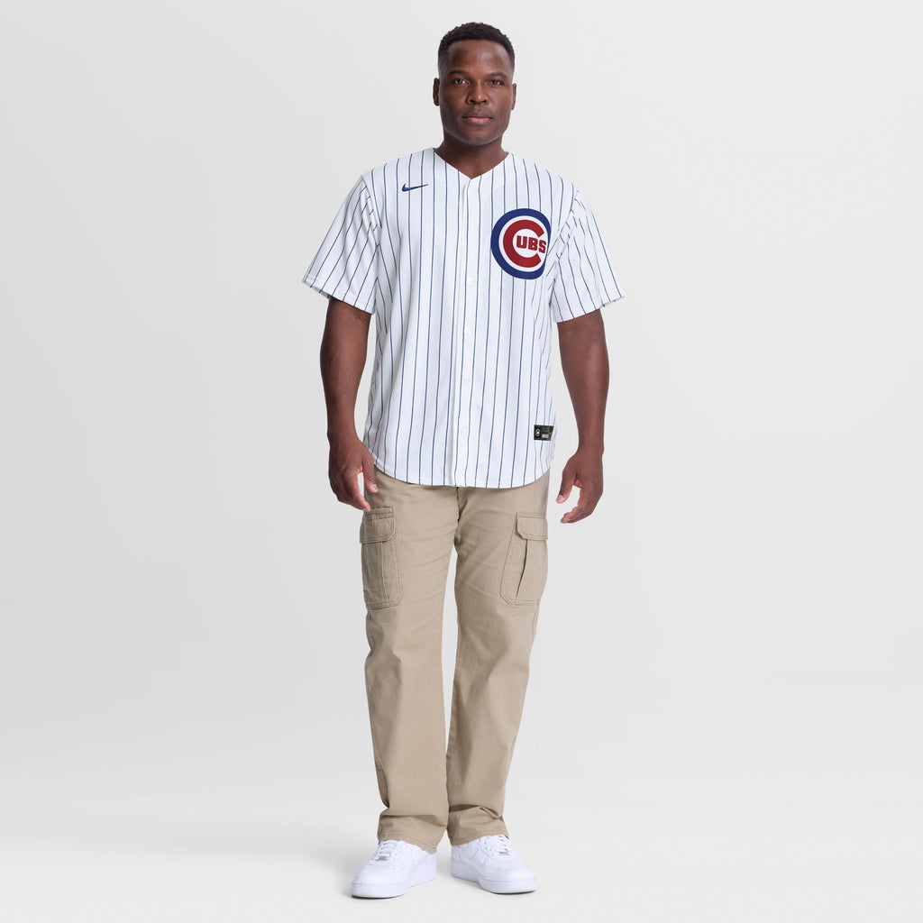 Men's Chicago Cubs Ryan Zeferjahn Nike White Home Replica Jersey - 3