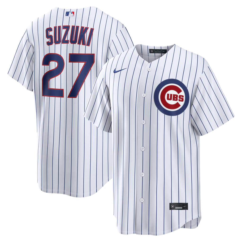 Men's Chicago Cubs Seiya Suzuki Nike White Home Replica Jersey - 2