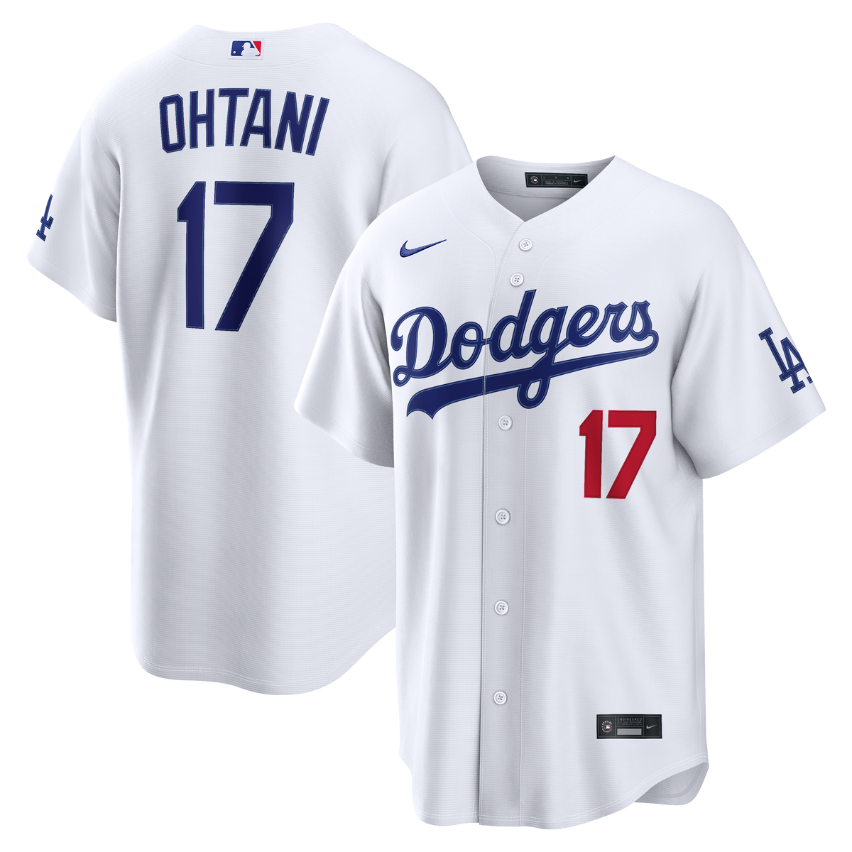Men's Los Angeles Dodgers Shohei Ohtani Nike White Home Stadium Jersey - 2