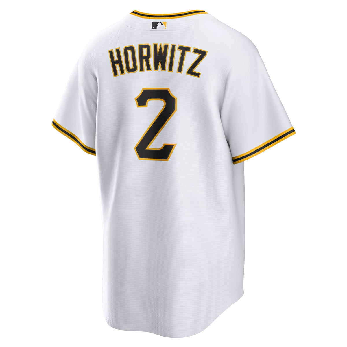 Men's Pittsburgh Pirates Spencer Horwitz Nike White Home Replica Jersey - 4