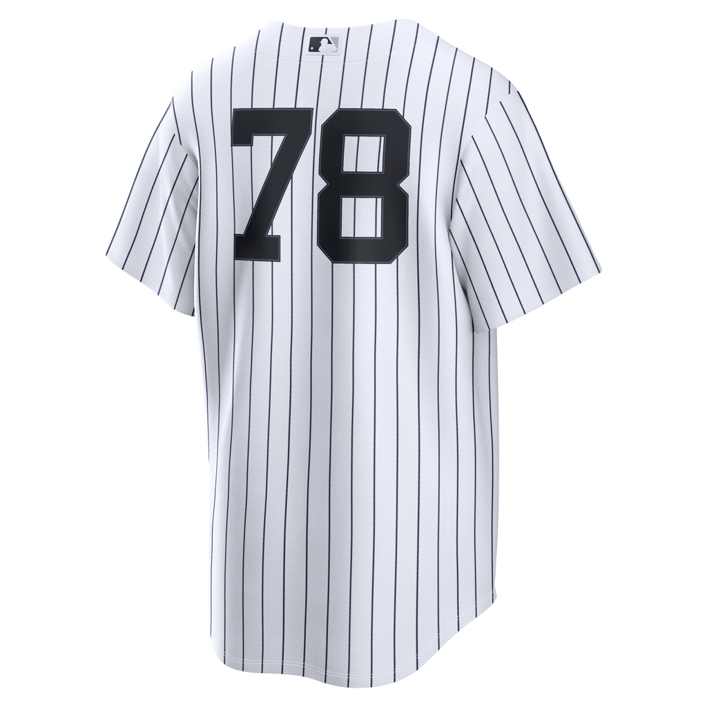Men's New York Yankees Spencer Jones Nike White Home Replica Jersey - 6