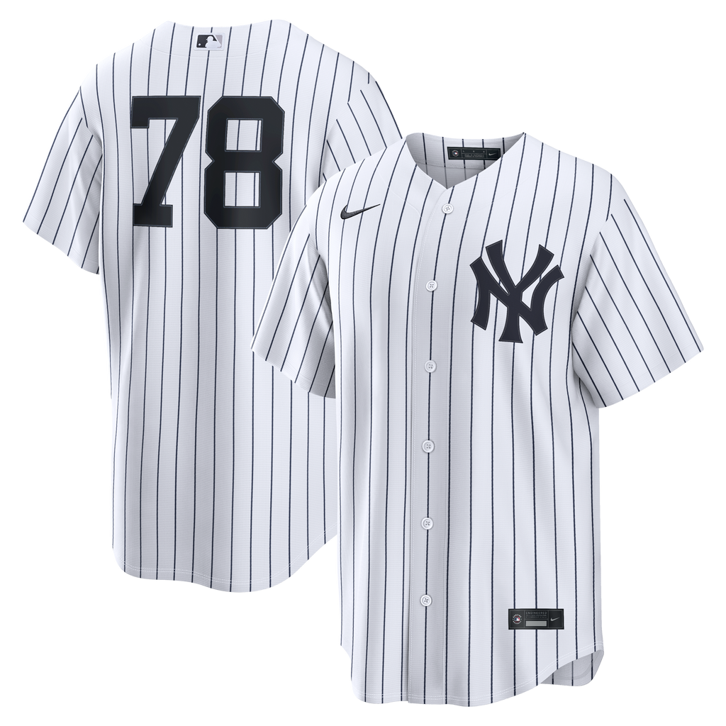 Men's New York Yankees Spencer Jones Nike White Home Replica Jersey
