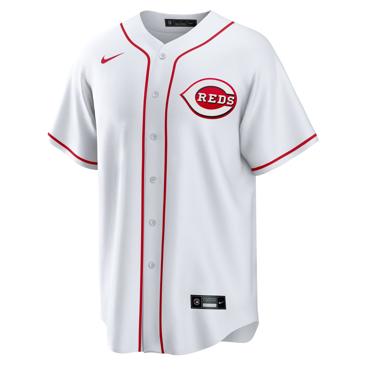 Men's Cincinnati Reds Spencer Steer Nike White Home Replica Jersey - 3