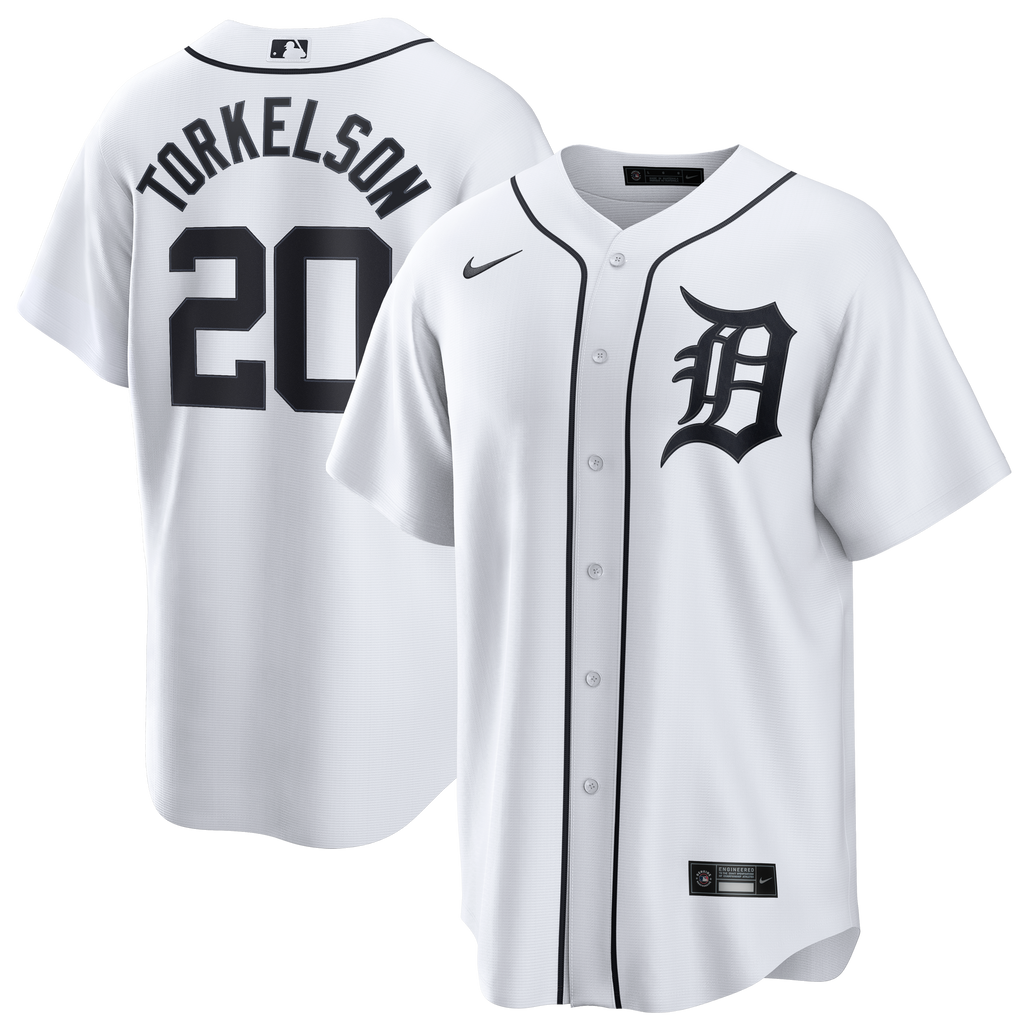 Men's Detroit Tigers Spencer Torkelson Nike White Home Replica Jersey - 2