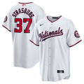Men's Washington Nationals Stephen Strasburg Nike White Home Replica Jersey